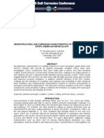 Micro Structural and Corrosion Characteristics of Aerospace Grade Alloys