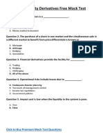 NISM Equity Derivatives Certification Free Mock Test