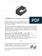 Solidworks Tutorial 4 Sheet Metal The Next Solidworks Tool We Will - Compress