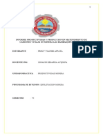 Informe de Productevidad y Produccion