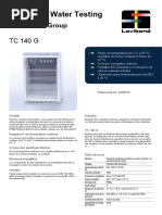 Hoja de Datos 2438210 - TC 140 G Armario Lovibond