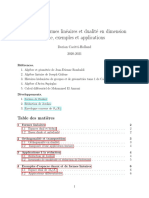 Leçon 159 Formes Linéaires Et Dualité en Dimension Finie, Exemples Et Applications