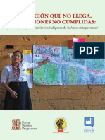 Titulacion Que No Llega Obligaciones No Cumplidas - Como Proteger Los Territorios Indigenas de La Amazonia Peruana