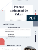 Proceso Industrial de Yakult