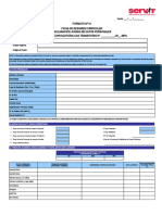 Formato No01 Ficha de Resumen Curricular