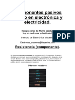 Tema 1 - Componentes Pasivos R C L