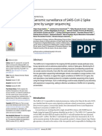 Genomic Surveillance of SARS-CoV-2 Spike