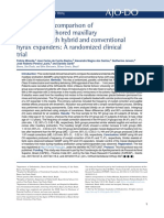 Dentoskeletal Comparison of Miniscrew-Anchored Maxillary Protraction With Hybrid and Conventional Hyrax Expanders: A Randomized Clinical Trial