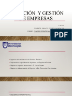 Dirección y Gestion de Empresas 1 y 2