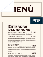 Mi Querido Viejo Menu