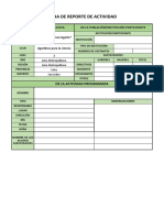 Ficha de Actividades y Matriz Evaluación