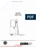 Clark SM 587 Service Manual