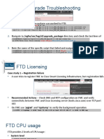 FTD Troubleshooting Reminders