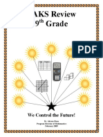 9th Grade Review + Answer Key - 1