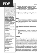 Foresia de Mesochelifer Fradei Vachon, 1940 (Pseudoscorpiones: Cheliferidae) Sobre Coleópteros Cerambícidos en El Sur de España. Nuevos Registros para La Especie.