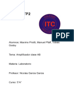 Informe Amplificador AB