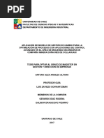 Aplicacion de Modelo de Gestion de Cambio para La Optimizacion de Procesos Con Aplicaciones de Control