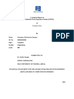 SIWES Report Format