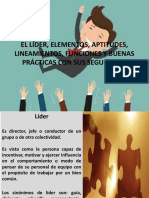 Semana 13 El Líder J Elementos J Aptitudes J Lineamientos J Funciones y Buenas Prácticas Con Sus Seguidores