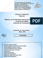 Clase (I) Unidad (Ii) Parte (Ii) Camaras de Combustión Motor Diesel 2023