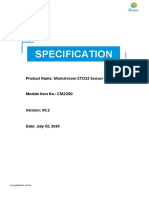 Mainstream ETCO2 Module CM2200 Technical Specification