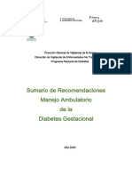 Manejo Ambulatorio de Diabetes Gestacional