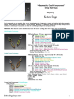 GeometricOvalComponentDropEarrings Tutorial