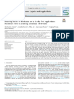 Removing Barriers To Blockchain Use in Circular Food Supply Chains: Practitioner Views On Achieving Operational Ef