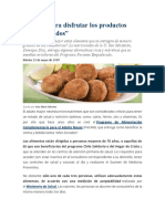 5 Recetas para Disfrutar Los Productos