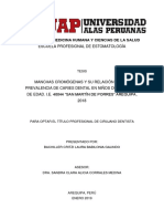 Tesis Manchas Cromógenas Relación Prevalencia de Caries Niños Arequipa