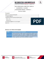 Guía de Aprendizaje Matemática 8vo - U1 S4