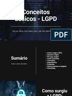 Conceitos Básicos - LGPD