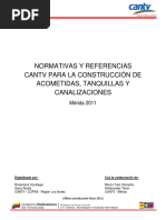 Normas Cantv de Acometida Tanquillas y Canalizaciones (Mayo 2011)