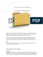 Recuperar Arquivos Excluídos Do Pen Drive Ou HD Formatado