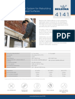 Lightweight Repair System For Rebuilding Vertical and Overhead Surfaces