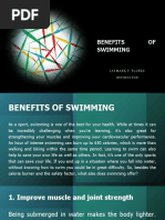 Lesson 4 - BENEFITS OF SWIMMING