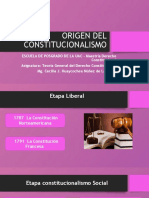 Origen Del Constitucionalismo