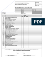 Formato Preoperacional Minicargador