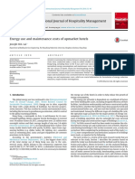 Energy Use and Maintenance Costs of Upmarket Hotels