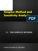 CH 03 Simplex Method and Sensitivity Analysis