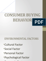 Consumer Buying Behavior