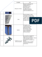 Ajuste de Banco Tabla de Herraientas