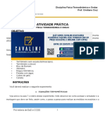 Atividade Prática - Física Termdiinãmica e Ondas