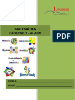 4º Ano Caderno 2 Matemática 2021