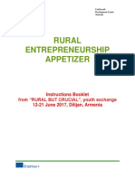 Rural Entrepreneurship Appetizer