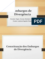 Embargos de Divergencia