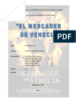 FICHA DE ÁNALISIS LITERARIO - Mercader de Venecia.