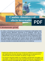 Cambio Climático y Efecto Invernadero