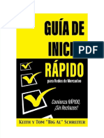 Guia de Inicio Rapido para Redes de Mercadeo Comienza Rapido Sin Rechazos