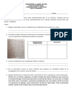 Evaluacion Final Comunicación y Lenguaje 6to. Primaria